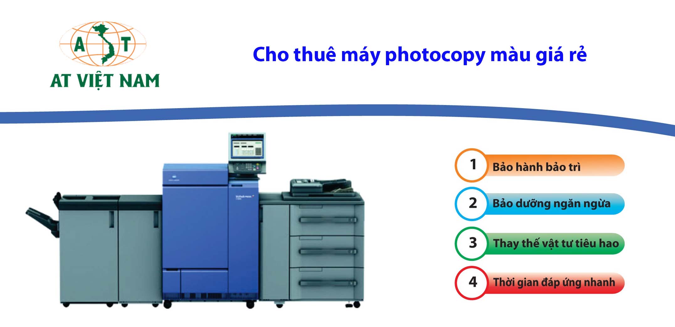 Cho thuê máy photocopy màu giá rẻ tại Hà Nội