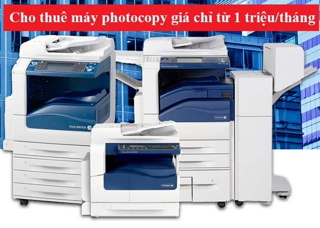 Chi phí thuê máy photocopy tại quận Ba Đình