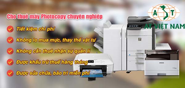 AT Việt Nam cho thuê máy photocopy tại quận Long Biên giá tốt nhất