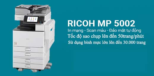 Có nên thuê máy photocopy Ricoh Aficio MP 5002 không?
