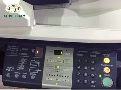 Nạp mực và reset mực máy photocopy toshiba e Studio