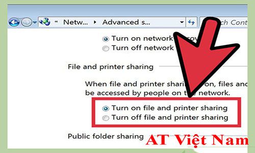 làm thế nào để chia sẻ máy in, lam the nao de chia se may in