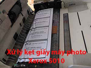 C&aacute;c bước xử l&yacute; kẹt giấy m&aacute;y photo Xerox 5010 do AT Việt Nam cung cấp