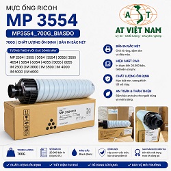 Mực ống Ricoh MP 3554 _MP 2554 | 2555 | 3054 | 3554 | 3055 | 3555 | 4054 | 5054 | 6054 | 4055 | 5055 | 6055 | IM 2500 | IM 3000 | IM 3500 | IM 4000 | IM 5000 | IM 6000_ MP3554_700G_BIASDO