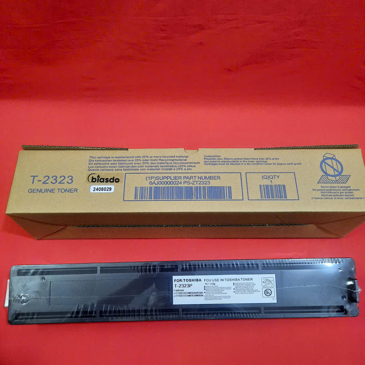 Hộp mực Toshiba E studio T-2323P _ E2822AM | 2323AM | 2329A | 2523AD | 2823AM | 2829A _ T2323P_ BIASDO _Trọng lượng 250g