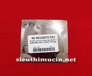 Chíp mực màu xanh máy Fuji Xerox DC V C2260/ 2263/ 2265                                                                                                                                                 