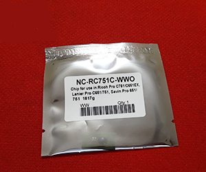 Chíp mực màu xanh Ricoh Pro C751/C651EX-Savin Pro 651/751                                                                                                                                               