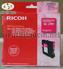 Mực máy in màu Ricoh GX 3000/3050/5050/7000-GC 21Magenta
