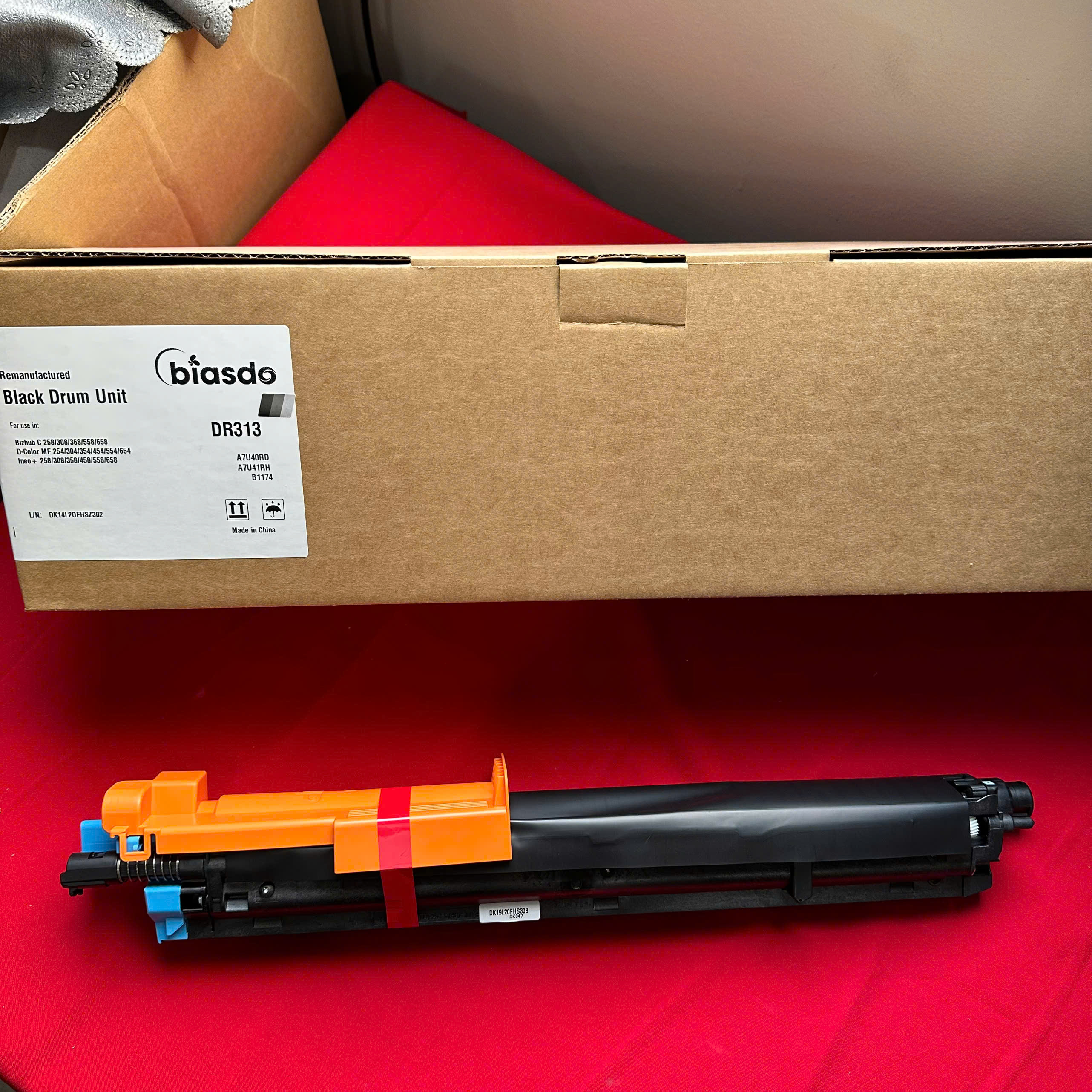 Cụm trống konica minolta Bizhub 308 | 368 | 458 | 558 | 658 | C458 | C558 C658 _ DR313/DR314_Black _ Renew_không từ