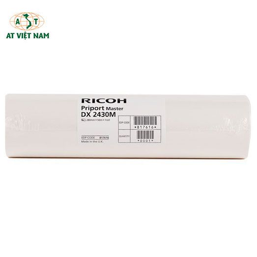 Cuộn giấy in siêu tốc RICOH DX2430M 50m/cuộn