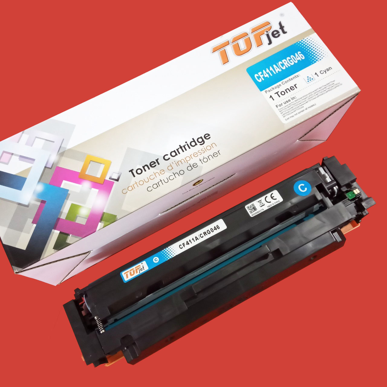 Mực in HP Color LaserJet Pro M452/M377/M477-CF411A                                                                                                                                                      