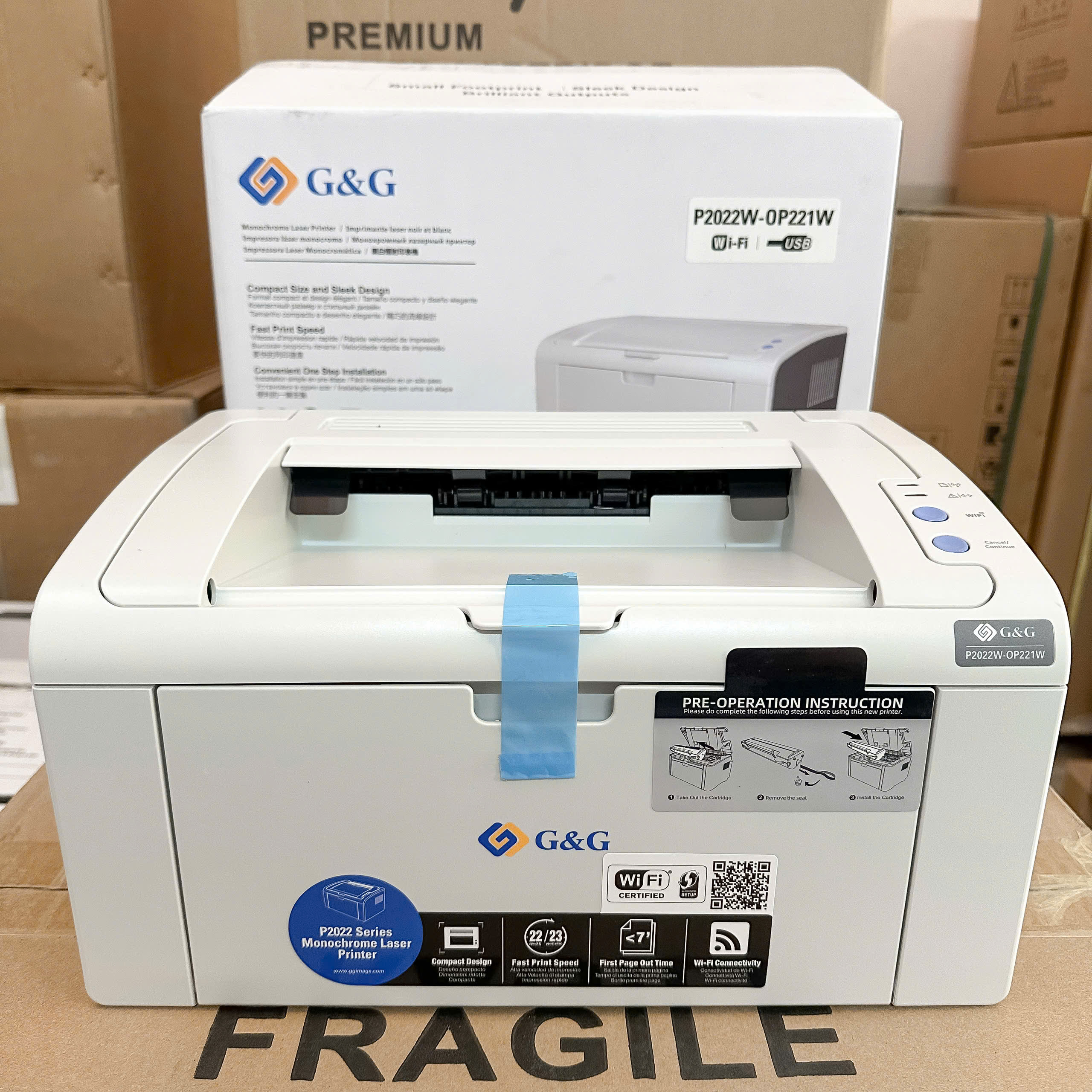 Máy in Laser Đơn năng G&G P2022W_in Wifi