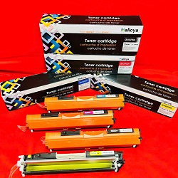 Hộp  mực in HP LaserJet Color P1025/P1025NW/M153/M176/M177 Canon LBP-7018C K,C,M,Y _ Halloya