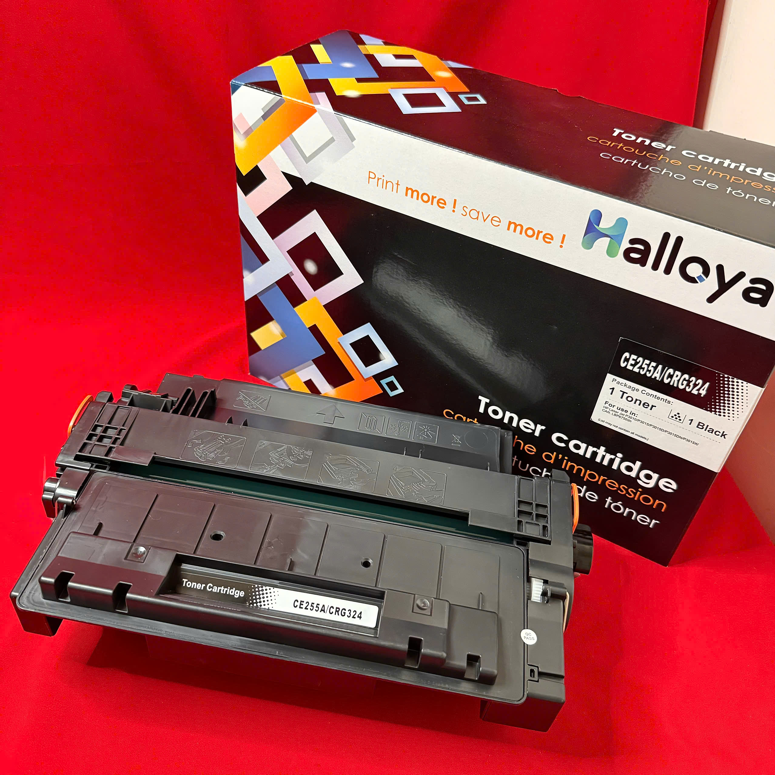 Hộp mực HP3015 - CE255A TOPJET_HALLOYA                                                                                                                                                                  