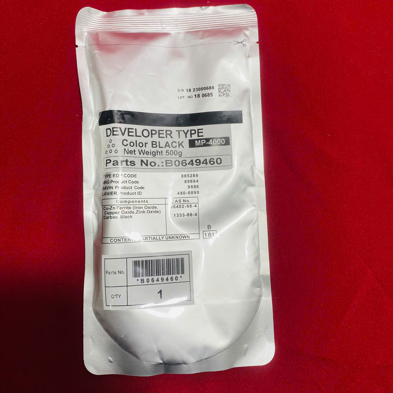 Bột từ Ricoh MP - 4000B | 4000 | 4001 | 4002 | 5000B | 5000 | 5001 | 5002 | SP 8200DN | SP 8300DN _520g _ Type 26_B079-9640/B0649460_FT-184 JAPAN (CN1910)                                              