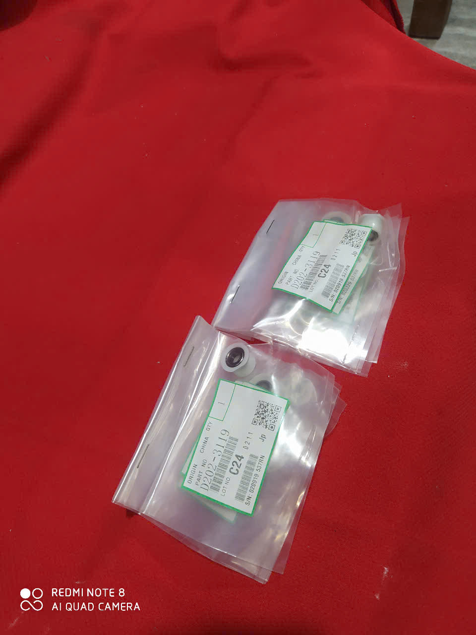 Bộ bạc từ Ricoh MP 2554/3054/3554/4054/5054/6054_MP 2555/3055/4055/5055S/6055 _ Bộ 4 cái_D202-3119_3121_3123_3125 (CN835) (CN1920)                                                                      